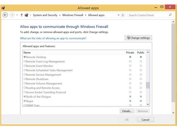 Figure 3: Firewall Exception