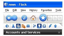 Flock Browser Review - first