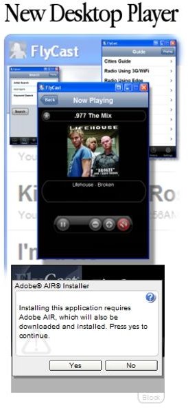 FlyCast Desktop - Better than Satellite Radio?