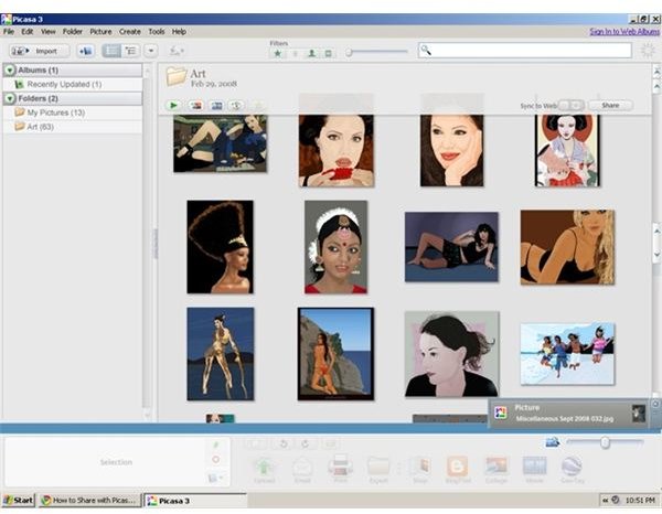 Sharing Photos with Picasa 3