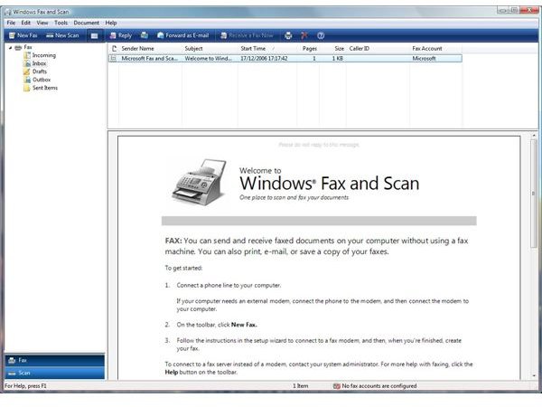 How to Send a Fax with Vista or Windows 7