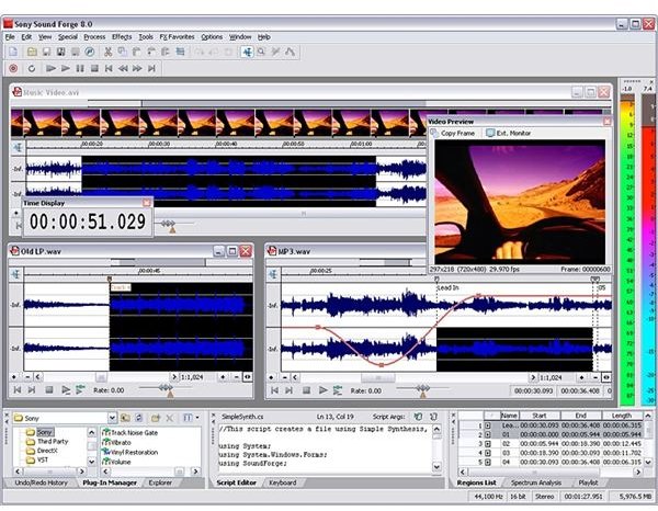 Fig 4 - Sound Forge - Wave Recording