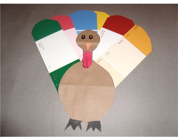 Five Turkey Preschool Crafts Made with a Variety of Materials: Teach Children Symbols of Holidays Through Art