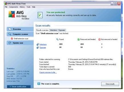 Best Free Antivirus - AVG