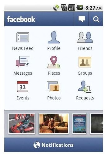 facebook for Androids