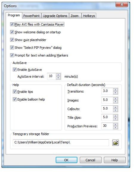 Figure2 - Configuration Options