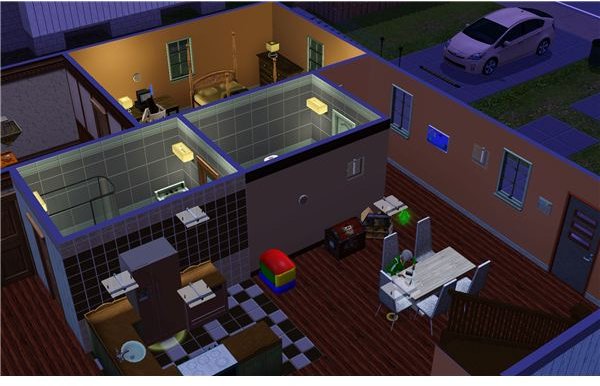 Sims in the Sims 3 eat, sleep, and bathe on their own