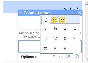 chat emoticons in Gmail