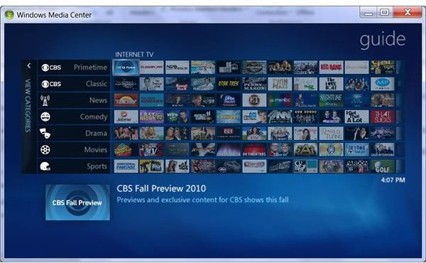 Windows Media Center