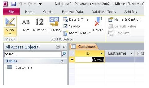 microsoft access accounts receivable sample database