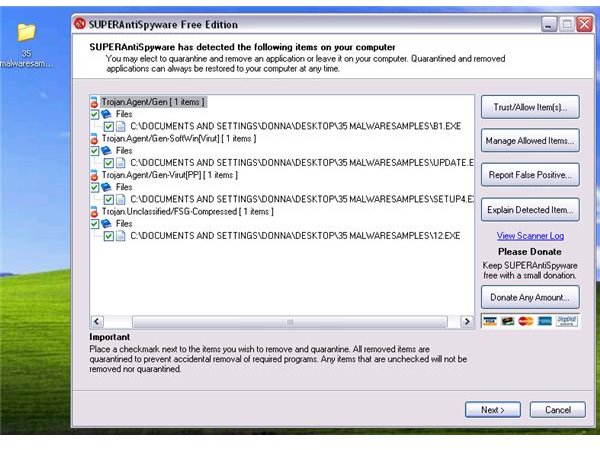 Total Detections by SAS