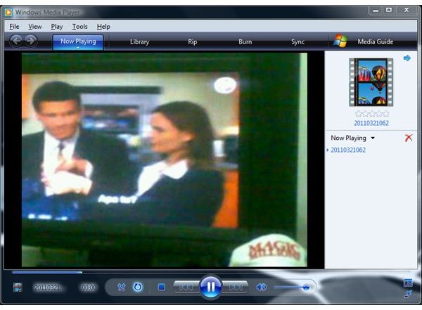 Playing MP4 file on Windows Media Player