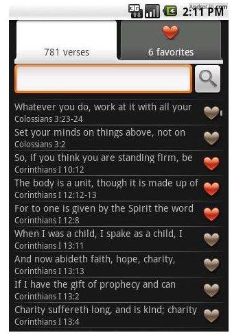 Bible Verses - Droid Bible Apps
