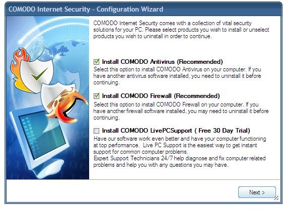 windows firewall vs comodo