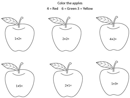 Color the Apples