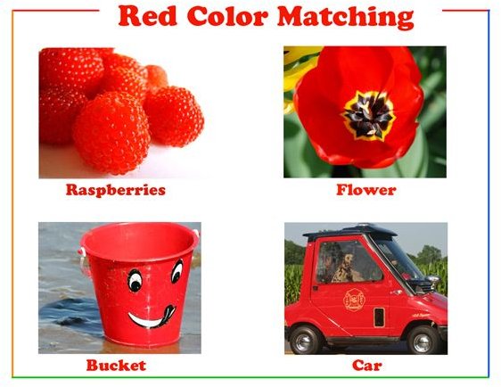 Color Word Flash Cards for Teaching Young Children the Names of Colors