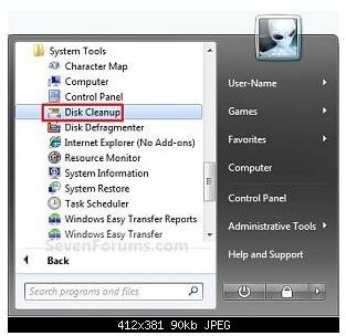 disk cleanup