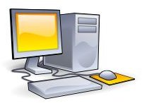 Desktop PC Setup by Fleshgrinder/Wikimedia Commons (PD)
