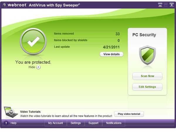 webroot antivirus with spy sweeper