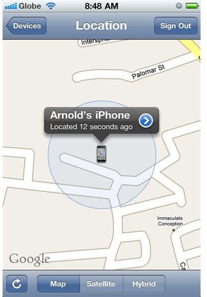 Find my iphone screenshot 2