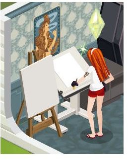 The Sims Social Art Skill