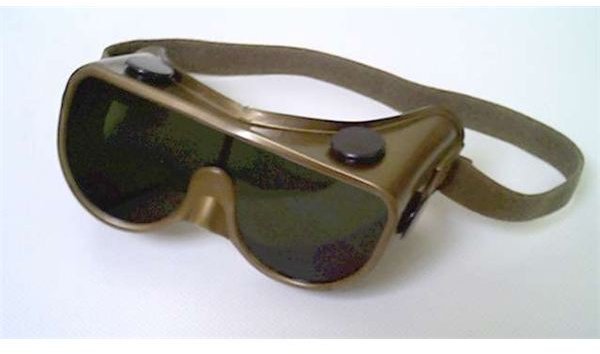 Gas welding goggles