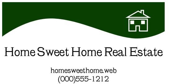 Real Estate Business Card 