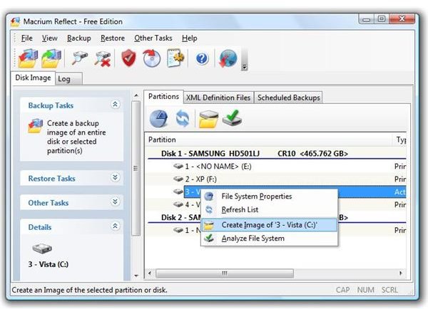 Fig 3 - Initiating Backup Process