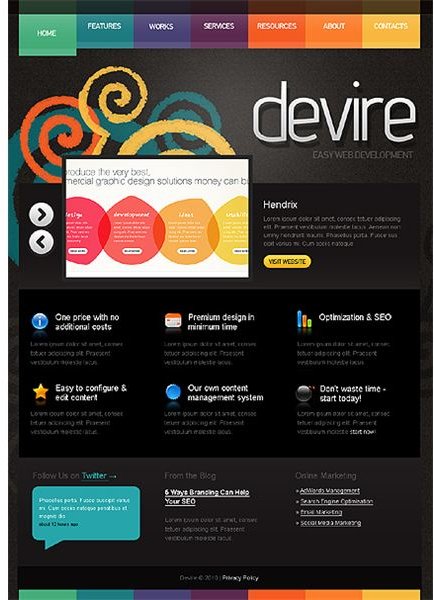 Devire by Joomla-Template