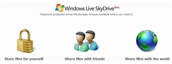 Free Online Storage Space & Free Online Storage File Sharing with Windows Live SkyDrive