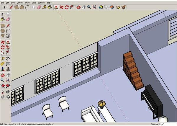 Google SketchUp Tutorials: Creating Walls and a Roof For Your Dream House