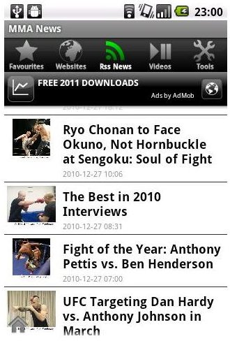 Top 10 Android Sports Apps - MMA NewsArena