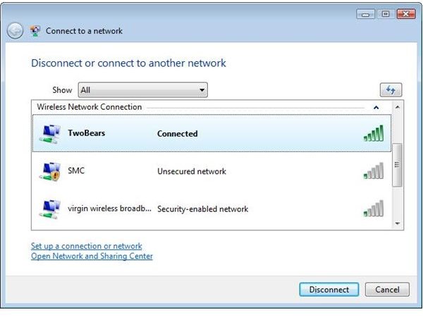 Using Vista to Detect and Select the Channel of Your Wireless Network