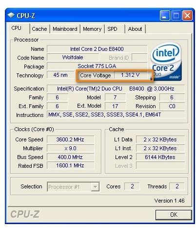 Recovering from Overclocking Boot Problems Finding Your CPU Voltage