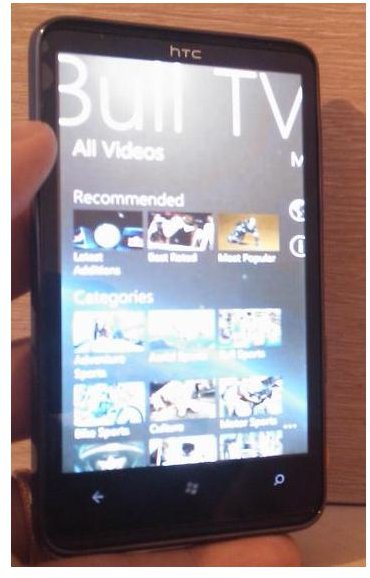 Red Bull TV Windows Phone 7 TV apps 