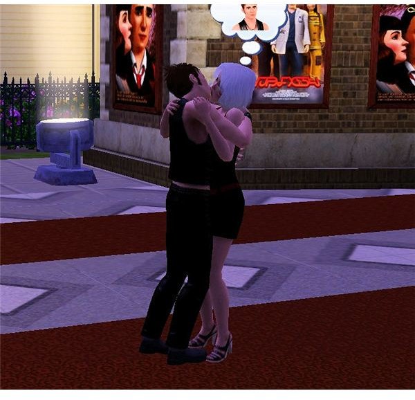 The Sims 3 Kissing