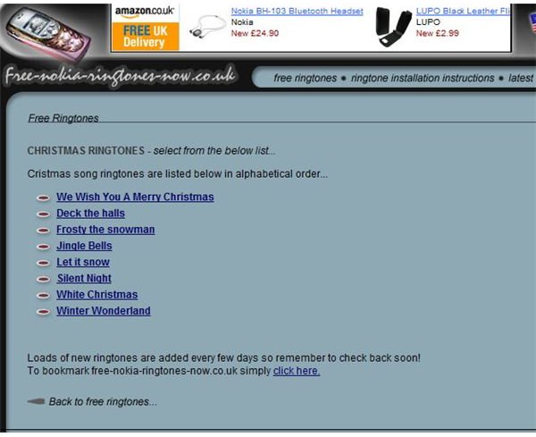 Free Nokia Ringtones