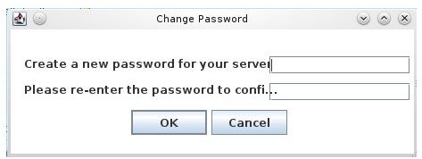 Gmote Server Create Password