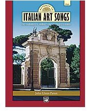 Italian Art Song book