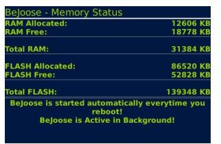 BeJoose - Memory Optimizer