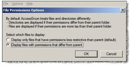 Figure 2: Options Menu