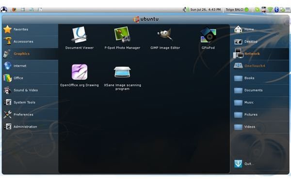 Eeebuntu Netbook Remix Graphics