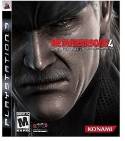 MGS4 game cover