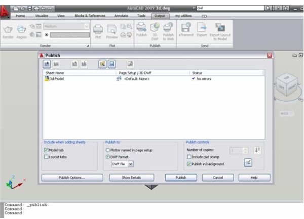 open dwf in autocad