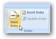 How to Create an Index for a Microsoft Word 2007 Document