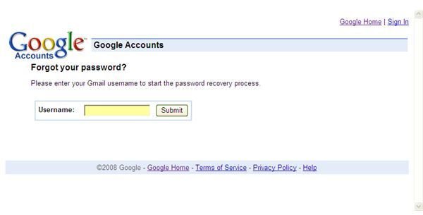 How to Recover Your Gmail Password