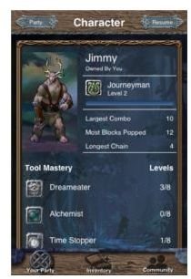 Character Screen