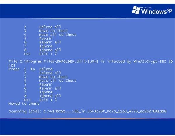 Malware Detection in Program Files using Avast boot-time scan