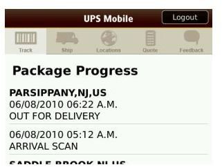 UPS Mobile Screenshot3
