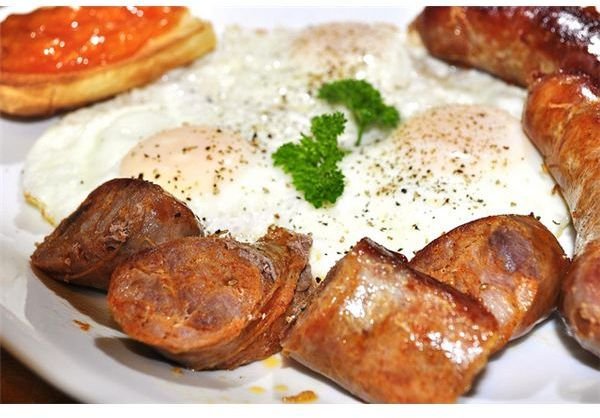 Breakast Sausage and Eggs, Image Credit: jeffreyw